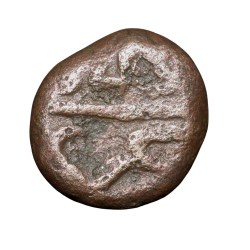 Copper Coin of Muhammad Quli Qutb Shah (AD 1580-1611) of Golkonda Sultanate Q12 Ext.Rare