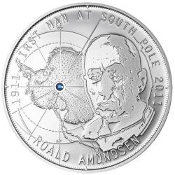 Reproduction Coin - New Zealand › Tokelau 5 Dollars 2011 Commemorative UNC Rare Silver Plated Coin