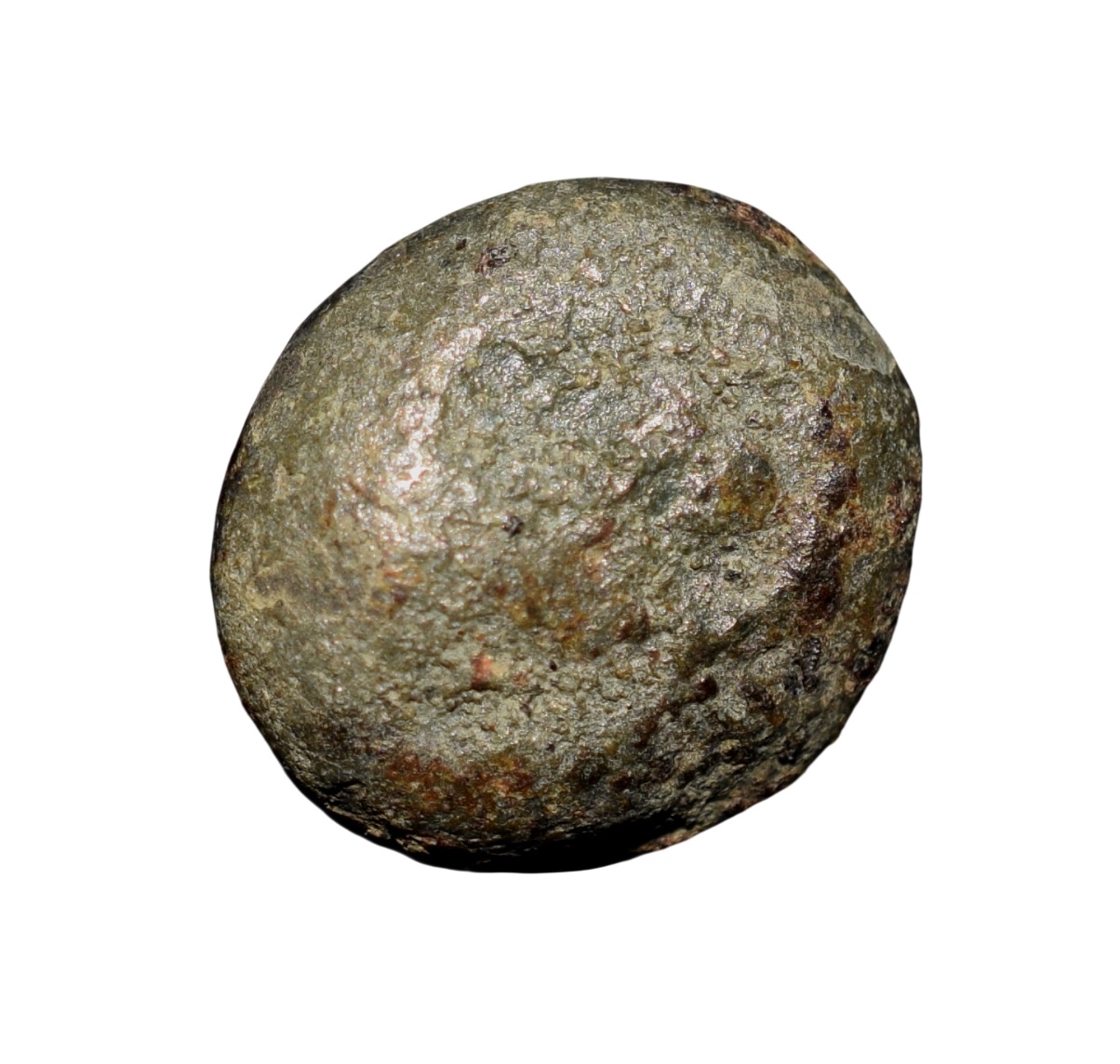 Cast-Copper from Vidarbha (4th - 3rd Cen. BC) with 6-Armed Symbol in combination of Nandpad & Spear/Animal Motif