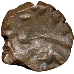 Alternative view of Copper Kakani of Ganapati Naga(c. 3rd Cen. AD) of Nagas Dynasty from Padmavati Bull Type