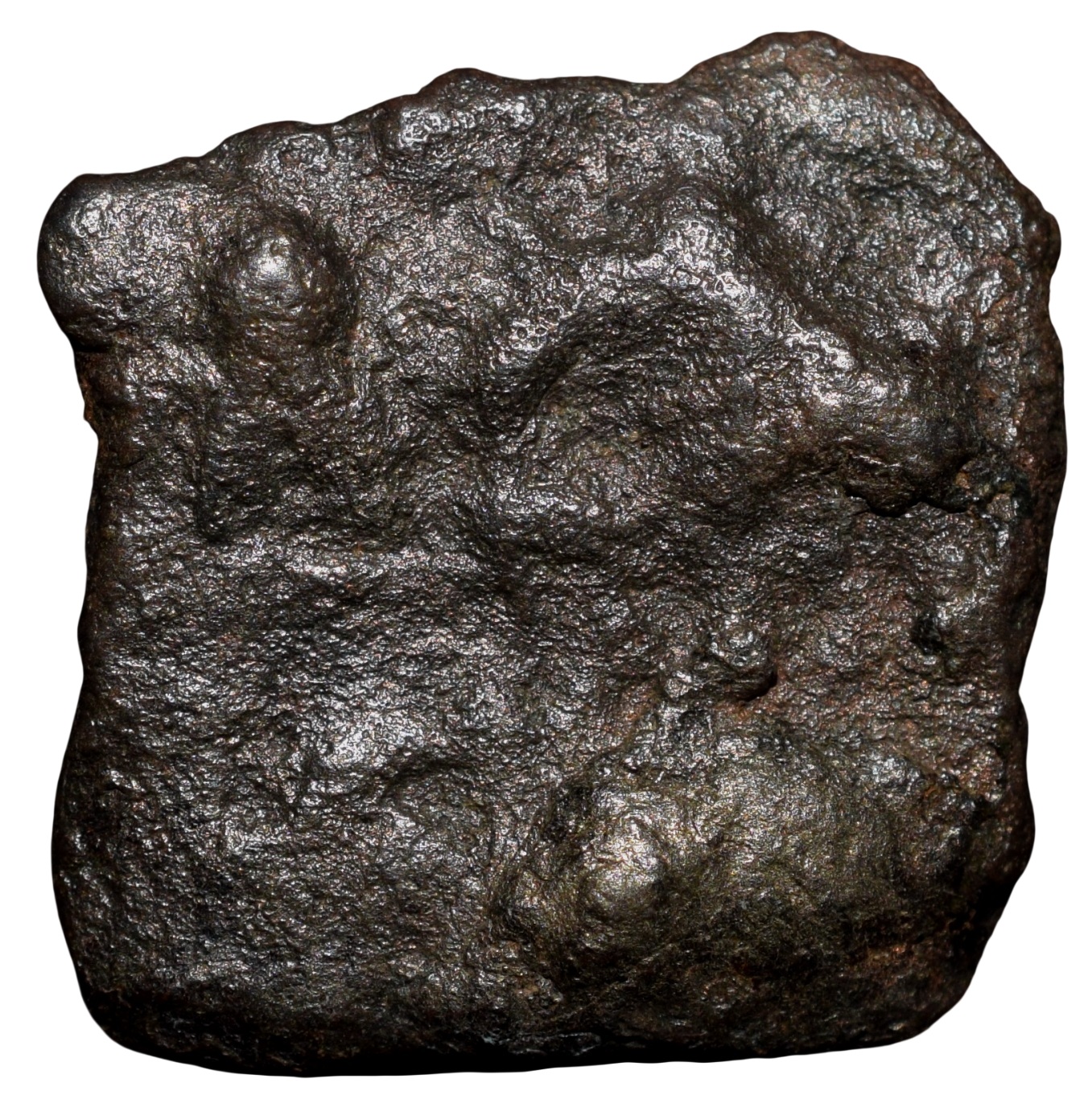 Cast Copper Kakani of Sunga Kingdom Universal(2nd cen BC) Type Multiple symbols