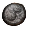 Cast-Copper from Vidarbha (4th - 3rd Cen. BC) with Lion facing Right/Ujjaini Symbol - Image 2