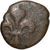 Copper Doudou of INDO-FRENCH (AD 1720-1835) with Fleur-de-lis