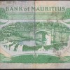 10 Rupees of Mauritius Country (AD 1985) with Government House in Port Louis/Bridge, Waterfall and Mauritius outline map Rare - Image 2