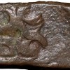 Copper Coin of Pre-Satavahana (1st Cen. BC) with Tiscali Counter-Struck Rare - Image 2