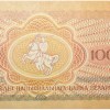 100 Rubles of Belarus Country (AD 1992) with Wisent (European Bison) Scarce - Image 2