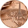 France ¼ d'euro JO 2024 Paris - handball Rare UNC Coin with Capsule #C-102 - Image 2
