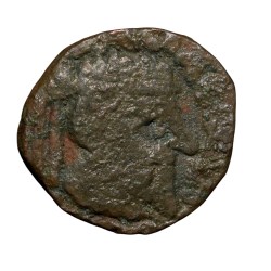 Copper Drachma of Indo-Parthian, Gondophares ( AD 20-50) Profile Bust Type