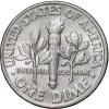 Copper-Nickel 1 Dime of USA (AD 1993) with Portrait of Franklin D. Roosevelt - Image 2