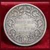 India - British ½ Rupee 1862 - Victoria Rare Silver Coin
