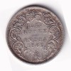India - British ½ Rupee 1862 - Victoria Rare High Grade Silver Coin