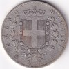 5 Lire Italy 1873 Crown Size Silver 25 Grams Coin Rare - Image 2