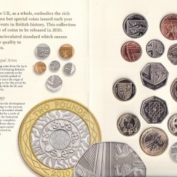 Alternative view of 2010 UNC 12 Coins Collection Royal Mint United Kingdom Rare Set