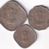 Republic India 1954 Nickel 2 Annas 1 Anna 1/2 Anna Three Coins Set Rare #1 - Image 2