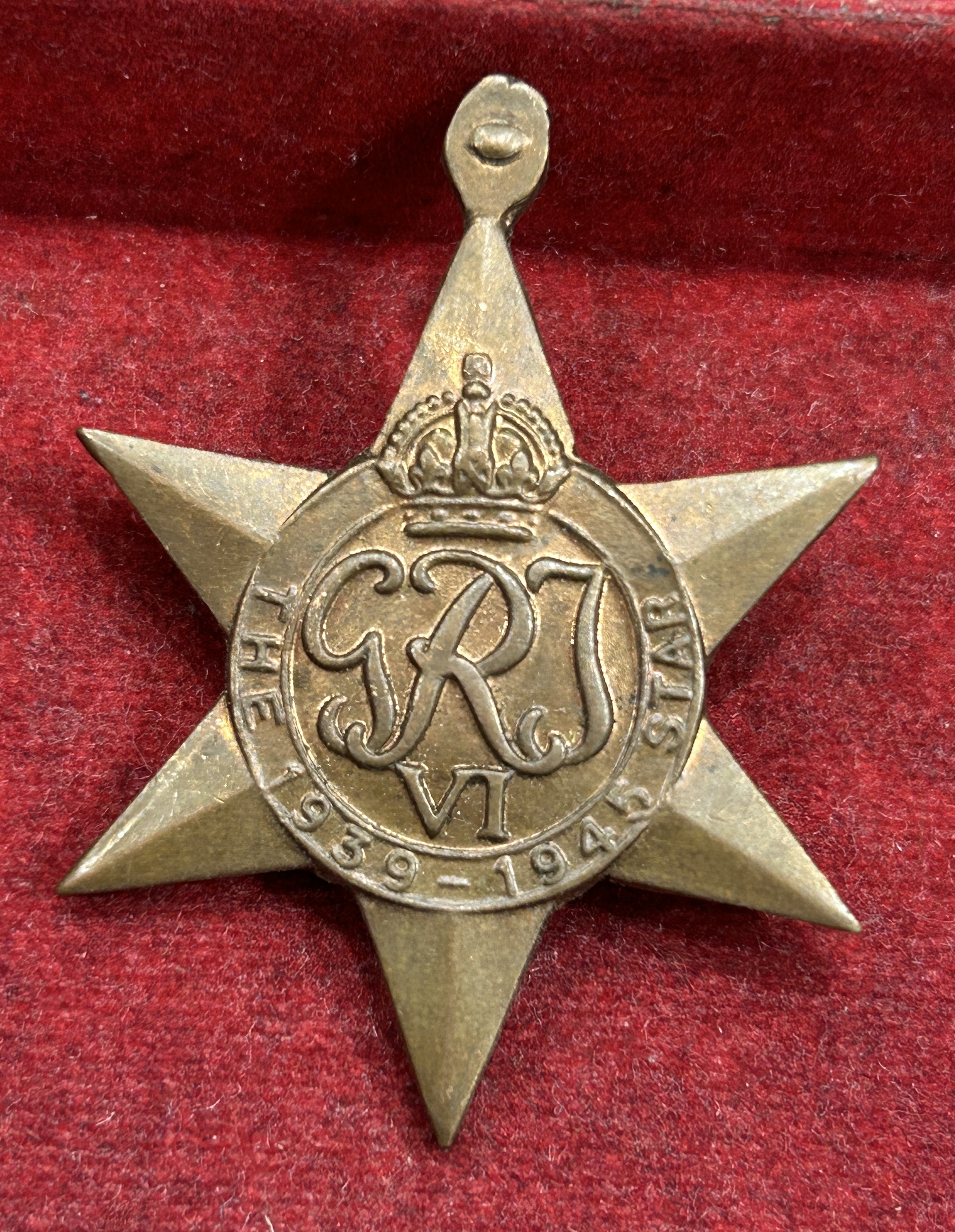 George VI the 1939-1945 Star Medal Rare Unnamed ( Without HOOK) #K-181