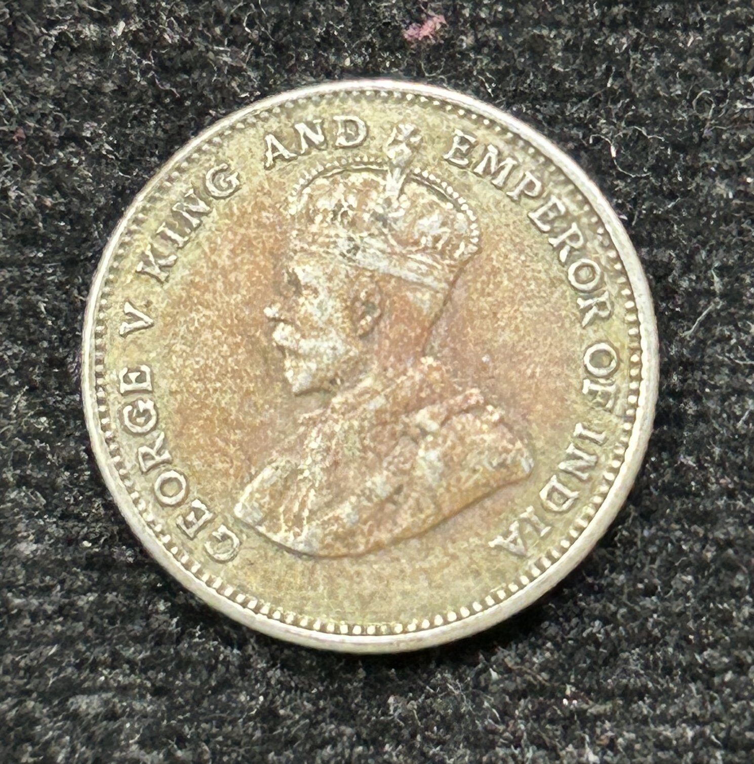 British -Malaysia 10 Cents - George V 1927 Rare Silver Coin#S-51