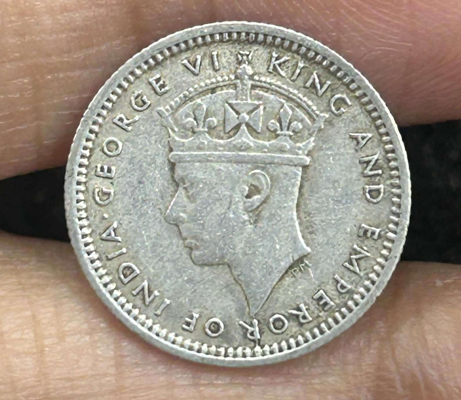 British Malaysia › Malaya 5 Cents 1941 - George VI Rare Silver Coin #S-67