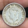 British Malaysia › Malaya 5 Cents 1941 - George VI Rare Silver Coin #S-68 - Image 2