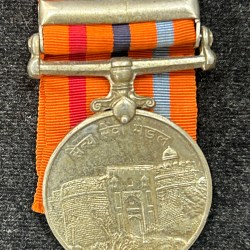 Alternative view of Jammu & Kashmir (सैन्य सेवा मेडल) Rare Medal#S-72
