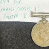 India 1939-1945 George VI Rare Named Medal#S-73