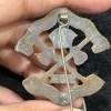 Indian Army 32nd Sikh Pioneers Regiment Bazaaar Cap Badge#S-77 - Image 2
