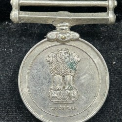 Alternative view of Operation Parakram Rare Unnamed Medal#S-79