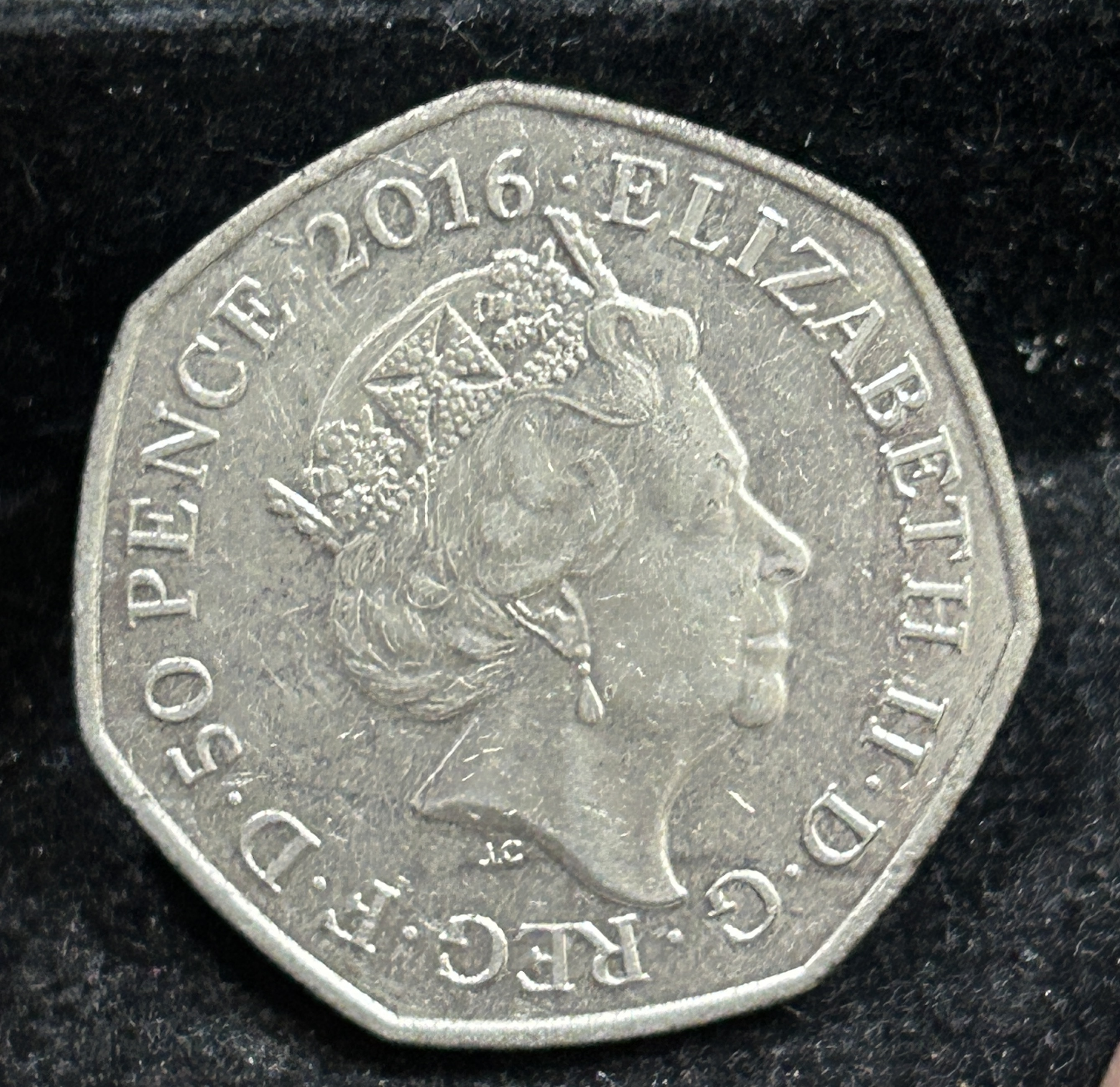 United Kingdom 50 Pence - Elizabeth II(Beatrix Potter) 1866-1943 Rare Coin With Cover#S-85