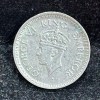 British- India ¼ Rupee -George VI (1944) Rare Silver Coin#S-99 - Image 2