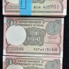 1 Rupees 2017 Rare UNC Serial Packet (Last Two Note Star) 786 Missing Packet