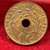 Indonesia › Netherlands East Indies 1 Cent 1942 Rare AU Condition Coin #C-115 - Image 2
