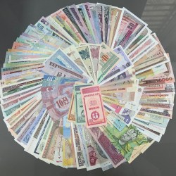 100 DIFFERENT FOREIGN GEM UNC NOTE😍 WITH ALBUM