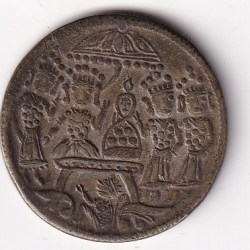 Alternative view of Hanuman Flying Brass Old Token 100% Original Rare Token #k-152