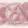 United Kingdom › England 10 Shillings - Elizabeth II Rare note ( A.U Condition) #B2 - Image 2