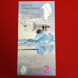 Alternative view of 2½ Two And a Half Polar Dollars ARCTIC TERRITORIES Commarative Issue Numismatic Global