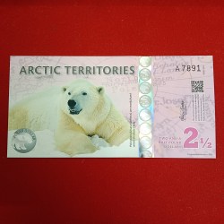 2½ Two And a Half Polar Dollars ARCTIC TERRITORIES Commarative Issue Numismatic Global