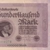 Germany 100 000 Mark 1923 Reichsbanknote Rare Note #B2