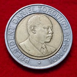 KENYA 20 SHILLING 1998 COIN