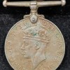 India Full MAP George VI British-India Unnamed Medal Rare #E-408 - Image 2