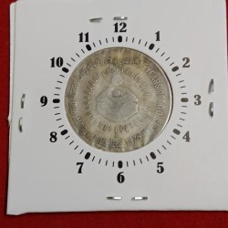 One Rs Error Coin 11"o Clock 15 Years of ICDS Bombay Mint RBI Mistake Error Coin