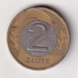 Alternative view of Poland 2 Zlotys 1994 Rare Coin#S-11