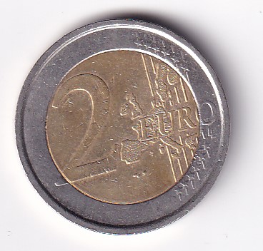 Italy 2 Euros 2005 - 1st map Commemorative issue Rare Coin #S-26