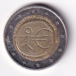 Portugal 2 Euros 2009 - Economic and Monetary Union Commemorative issue Rare Coin #S-30