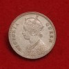 1/4 Rupee Silver Victoria Queen Year 1862 - Image 2