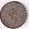 India - British 1 Rupee 1943 - George VI Rare Silver Coin #C-90 - Image 2