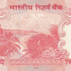 Alternative view of 818181 (Tripling) Fancy Number 20 Rupees (Telescope) Governor Urjit Patel Rare Unc Note