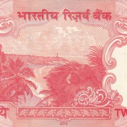Alternative view of 323232 (Tripling) Fancy Number 20 Rupees (Telescope) Governor Urjit Patel Rare Unc Note