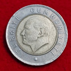 Alternative view of TURKEY 50 KURUS COIN 2009