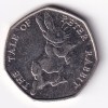 United Kingdom 50 Pence 2017 - Elizabeth II ; Peter Rabbit Rare Commemorative Coin #N-432