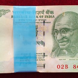5 Rupees Gandhi Rare Serial Packet with Fancy Number Ending 786
