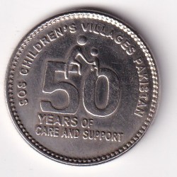 Pakistan 50 Rupees (SOS Children's Villages Pakistan) 2024 Rare Commemorative Coin #N-454